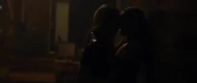 lesbian in rain